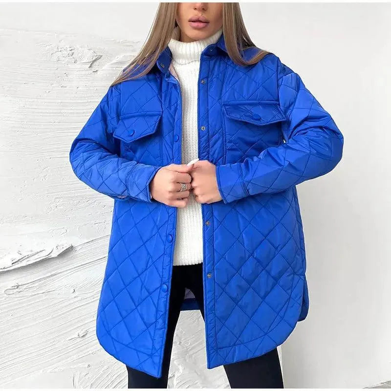 WW | Wattierte Jacke - Elegant - Knopfverschluss, Geräumige Taschen - Ideal für den Herbst