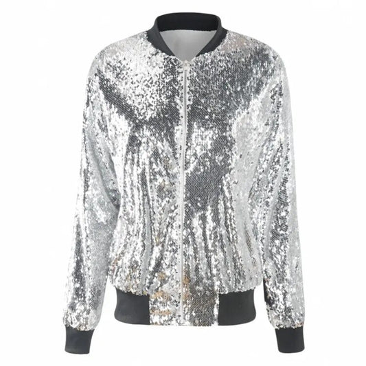 WW | Bomberjacke mit Pailletten