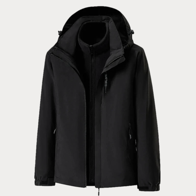 WW | Herren 3-in-1 Windbreaker-Jacke - Mit Kapuze