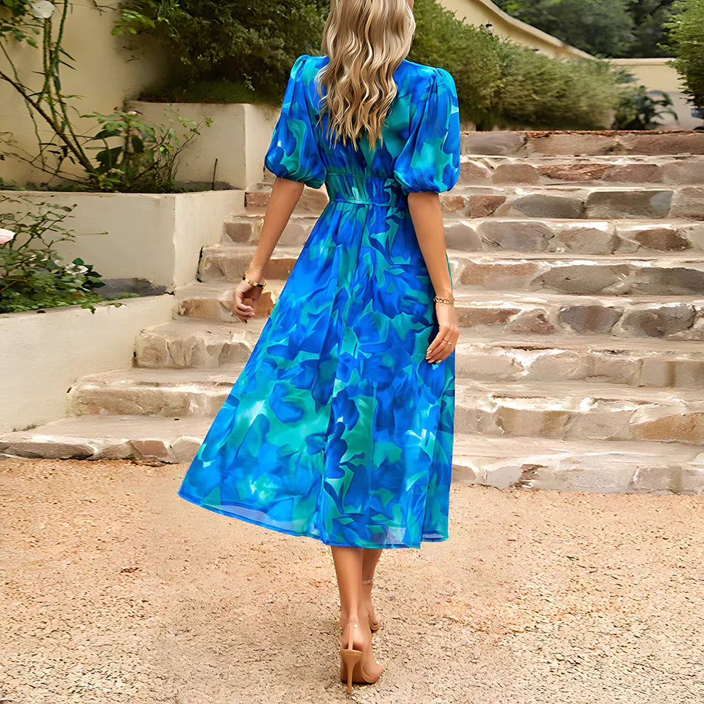 Constança – Patterned Midi Dress