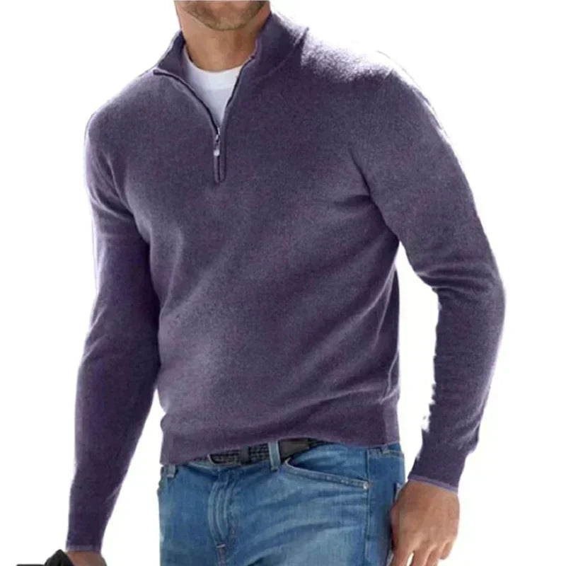 WW | Polo - Fashionable Zipper Pullover for Men