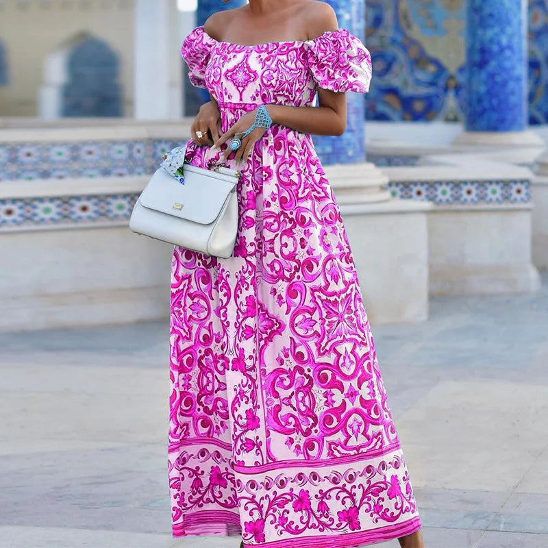 Isla Off-Shoulder Maxi Dress