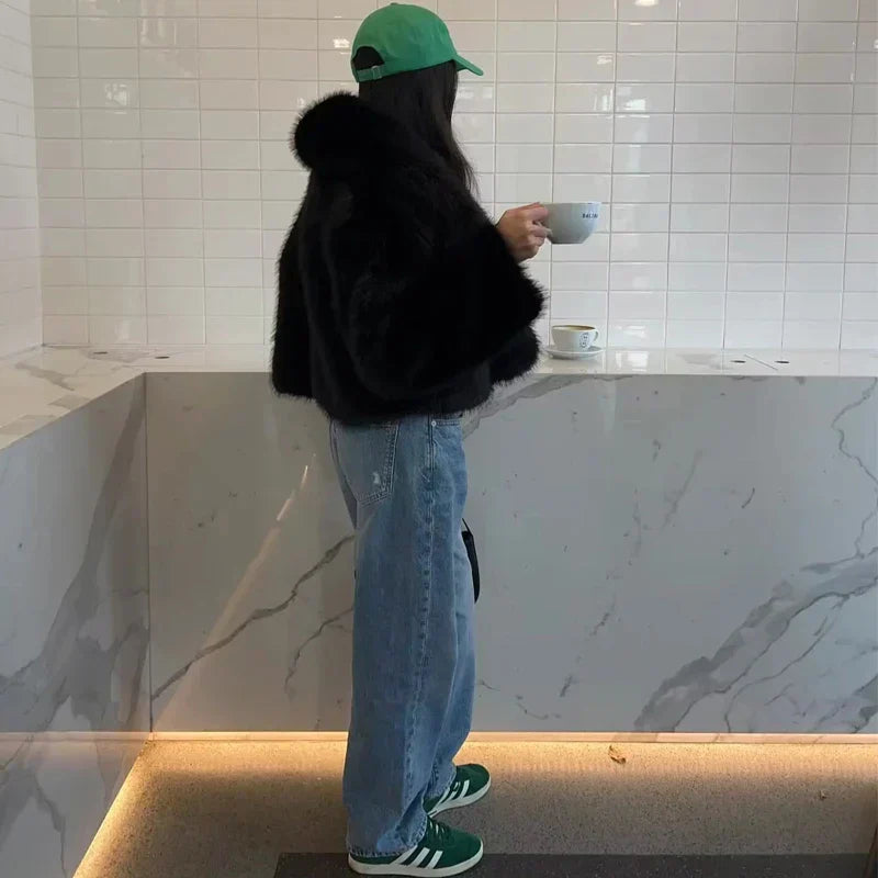 WW | Plush Winter Fur Coat