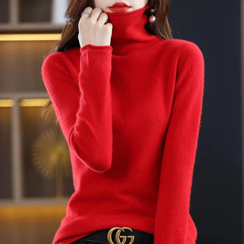 WW | Pullover aus Woll mit Rollkragen