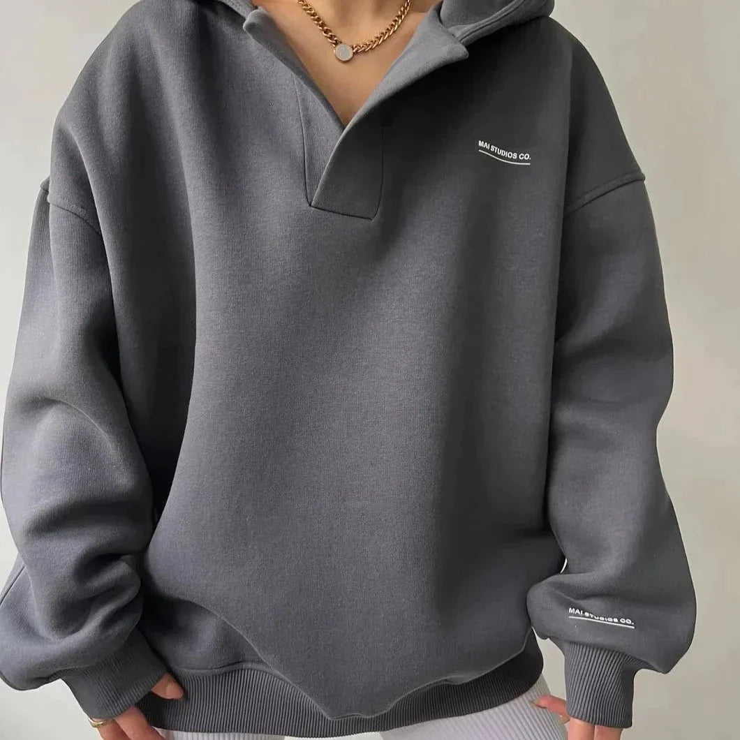 W&W - Verträumter Wollpullover mit Kapuze