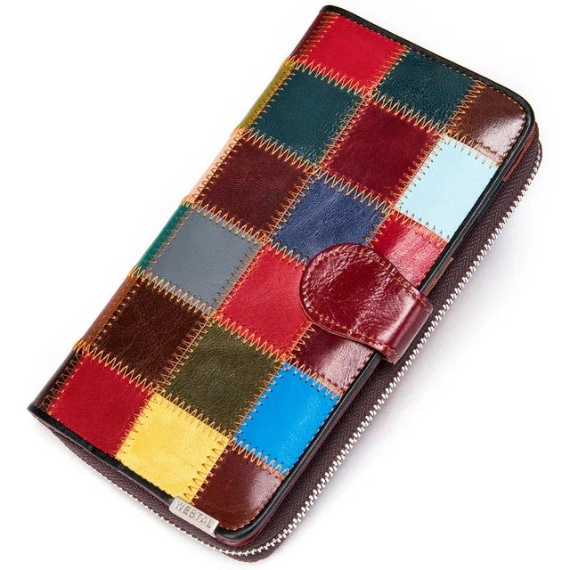 WW | Women's Long Wallet in Vintage Style