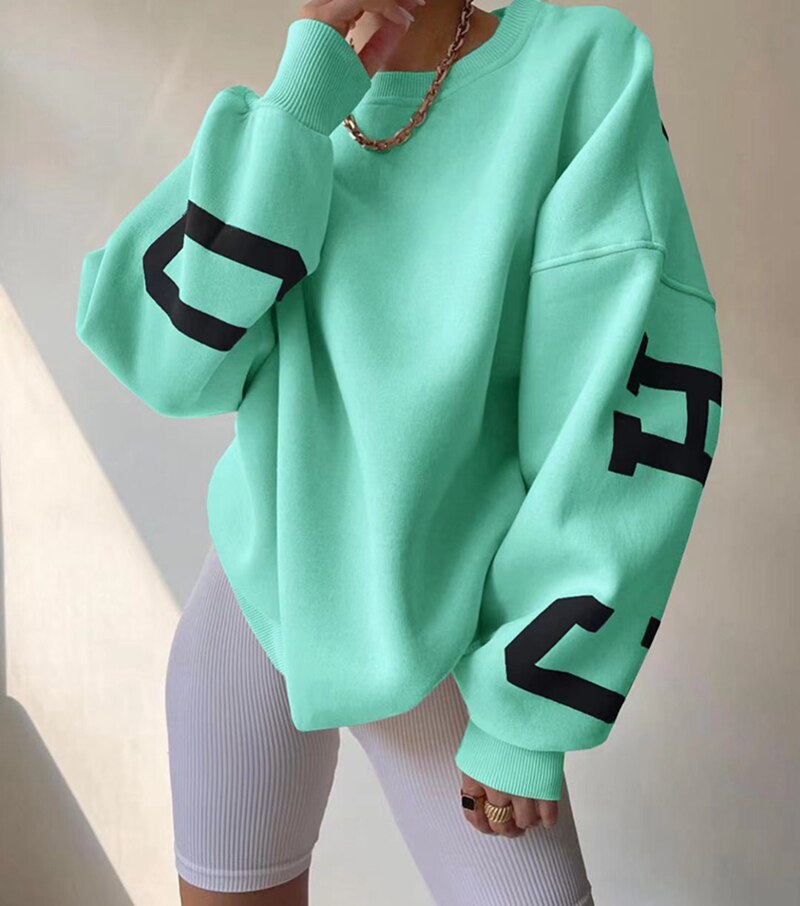 WW | Long Sleeve Tops O Neck Hoodies