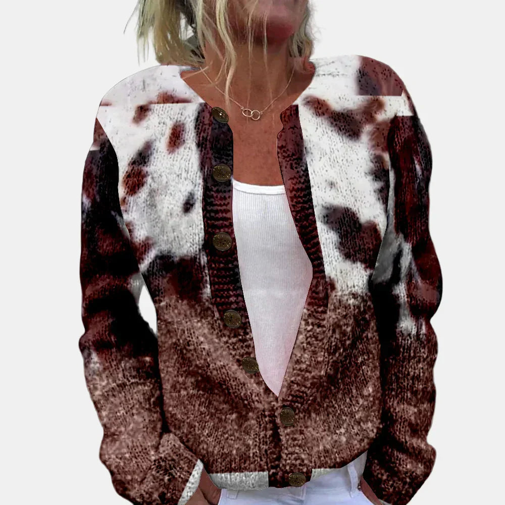 WW | Chic Printed Cardigan