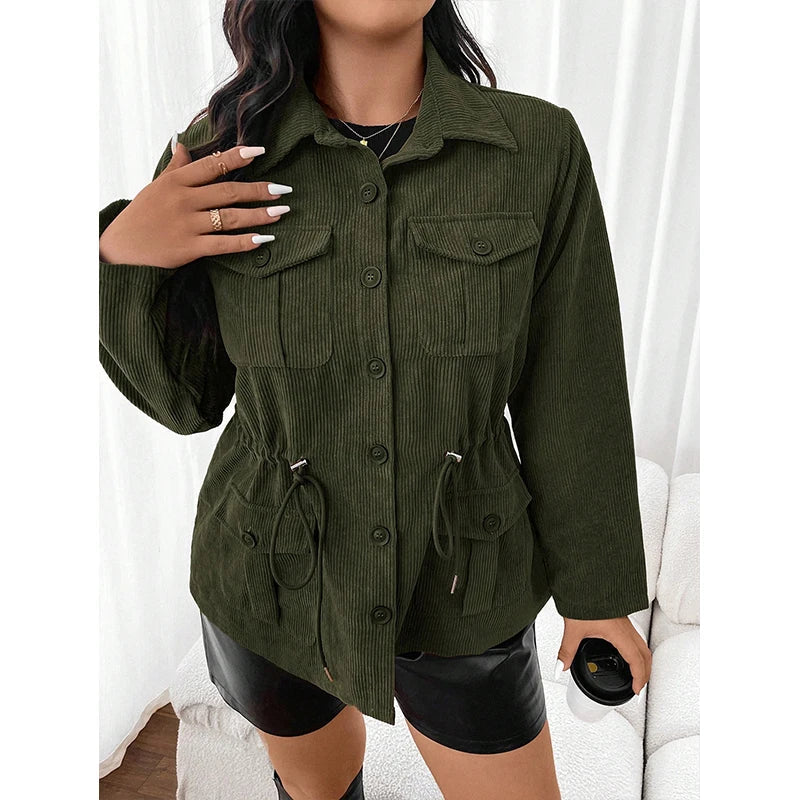 WW | Warm Corduroy Jacket with Pockets