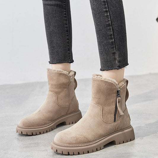 WW | Women's Cotton Boots with Zipper
