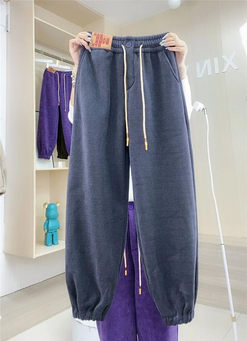 WW | Winter Jogging Pants - Warm Plush Lining & Casual Design