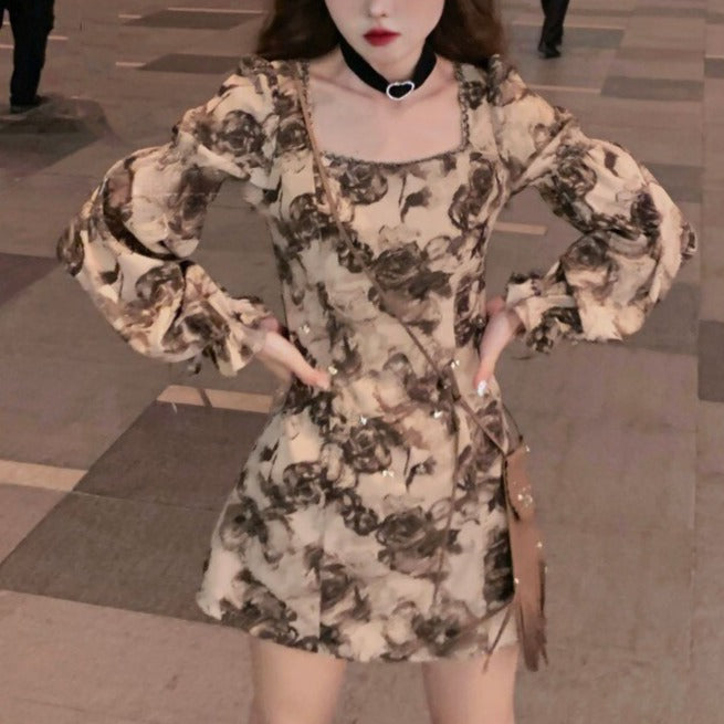 WW | Floral Fairy Princess Kleid mit Abnehmbarem High-Low Rockschicht