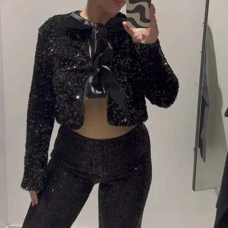 Fashionable sparkling jacket