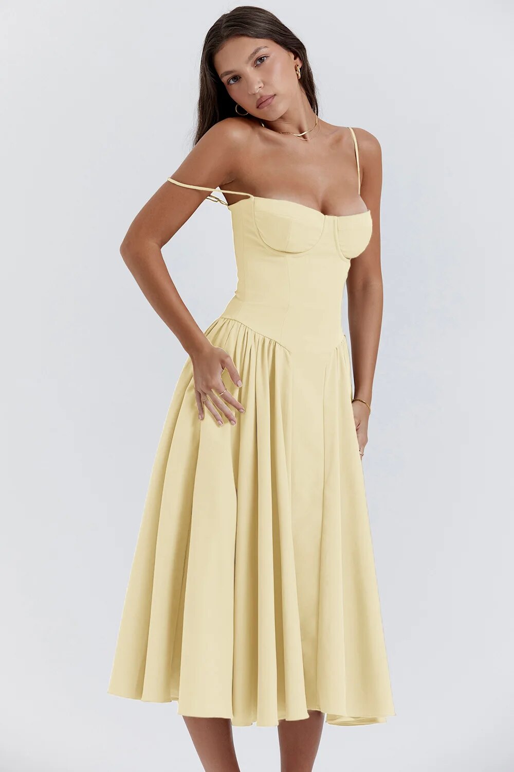 Michaela - Sleeveless Midi Dress