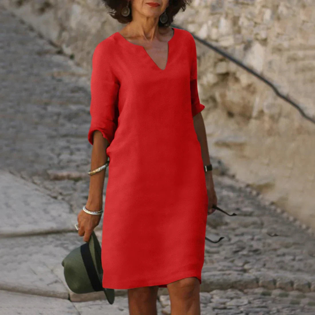 WW | Elegantes Knielanges Kleid