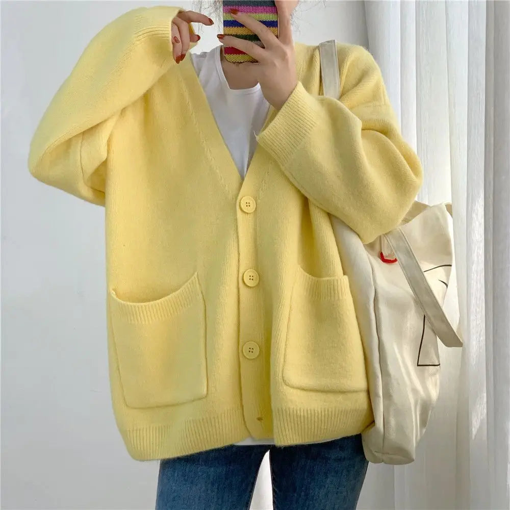 WW | Klassische Strickjacke Mit Knöpfen Für Zeitlosen Komfort Für Frauen