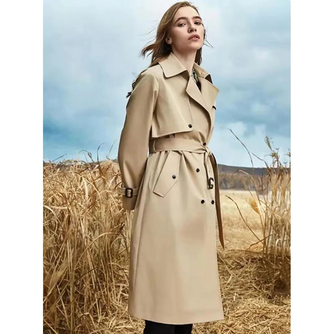 WW | Winter Trench Coat with Lacing