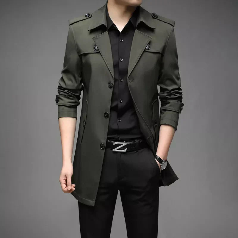 WW | elegant casual trench coat for men