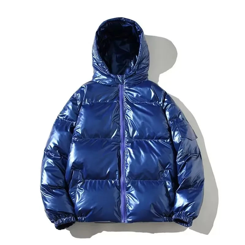 WW | Wasserdichte, dick gepolsterte Jacke mit Kapuze für Frauen