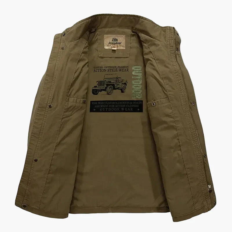 WW | Outdoor Transitional Jacket with Stand-Up Collar and Multi-Pockets - Casual Fashion for Everyday and Leisure