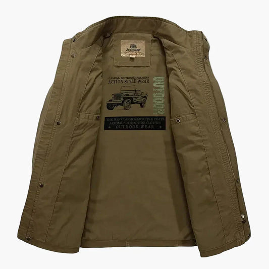 WW | Outdoor Transitional Jacket with Stand-Up Collar and Multi-Pockets - Casual Fashion for Everyday and Leisure