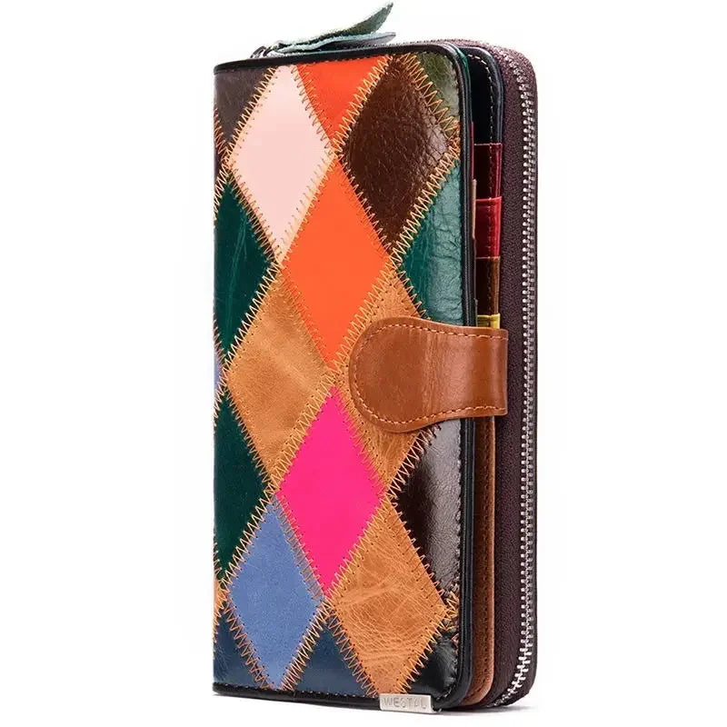 WW | Women's Long Wallet in Vintage Style