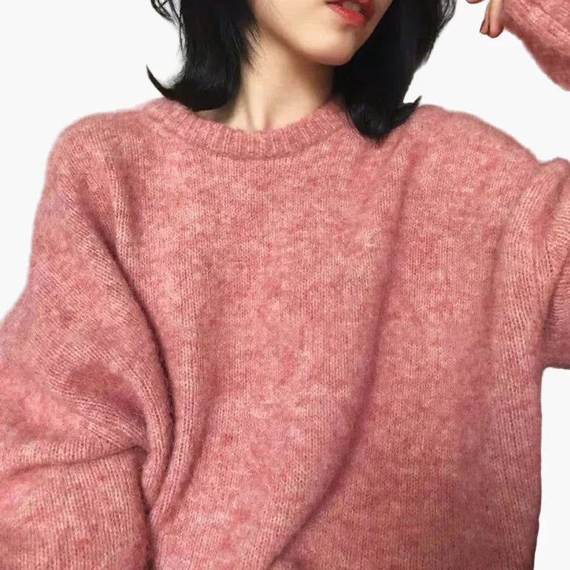 WW | Oversize Pullover im Retro-Stil für Herbst und Winter - Modischer, weiter Schnitt, perfekt für den Alltag