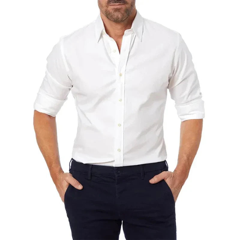 WW - Classic Men's Shirt with Zipper
