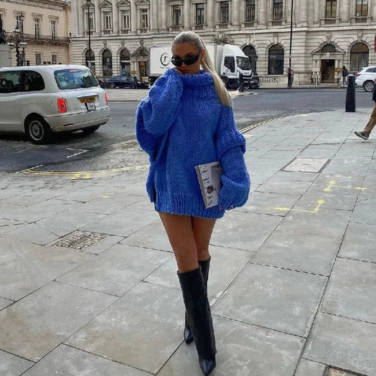 WW | Oversized Sweatshirt Mit Rollkragen