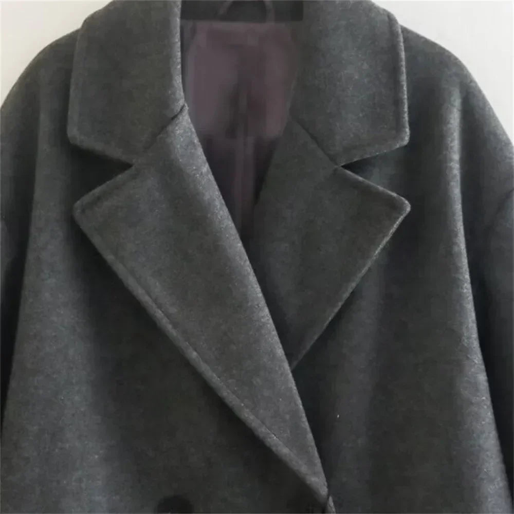 WW | Brushed Oversized Wool Jacket - Timeless Style - Warm and Chic