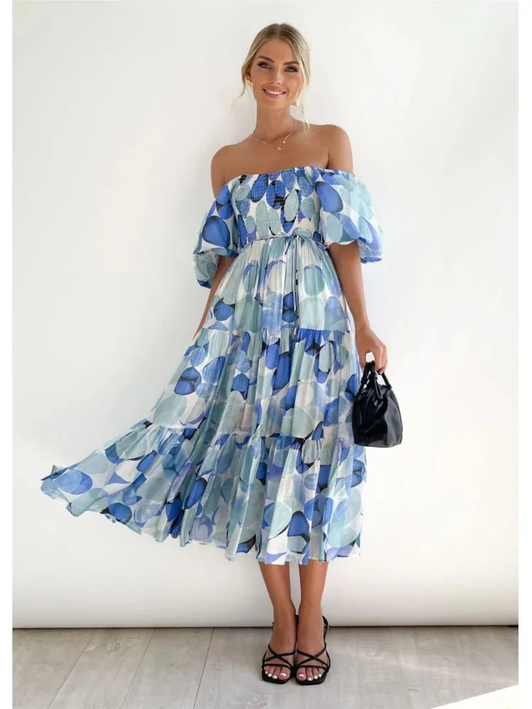 Celeste Off-Shoulder Maxi Dress