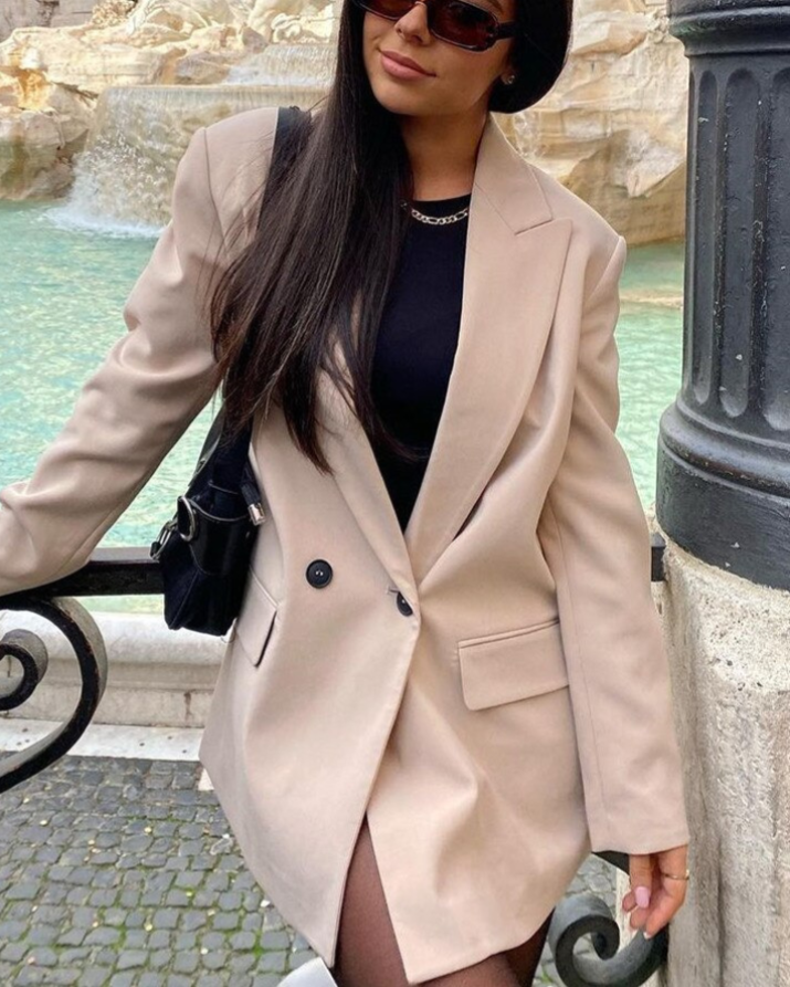 WW | Elegant Double-Breasted Blazer for Women