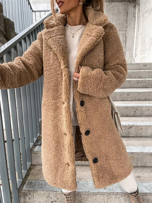 WW | Long Jacket with Soft and Textured Print