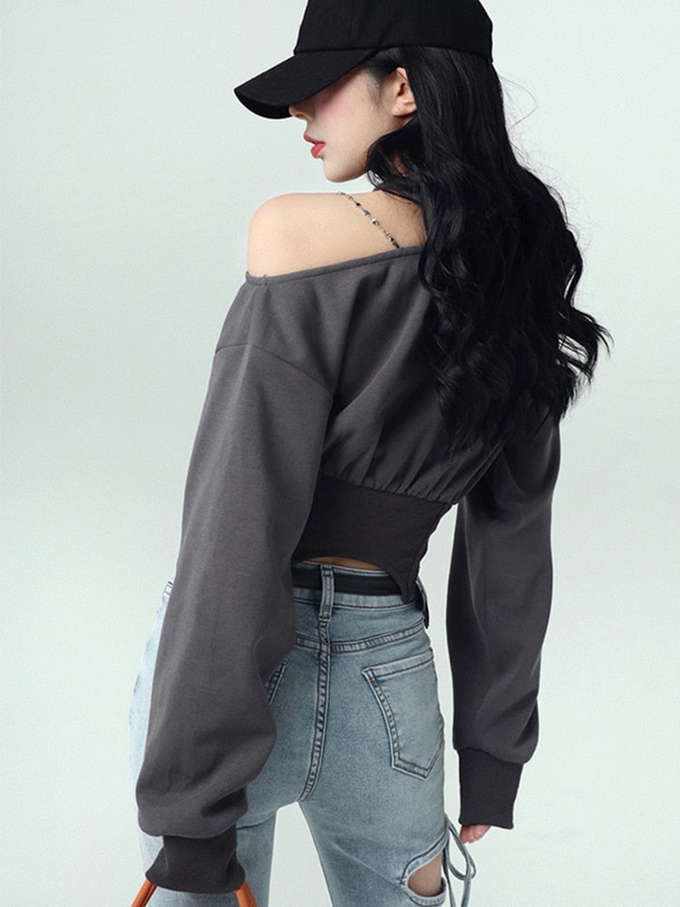 WW | Shadows Crop Sweatshirt