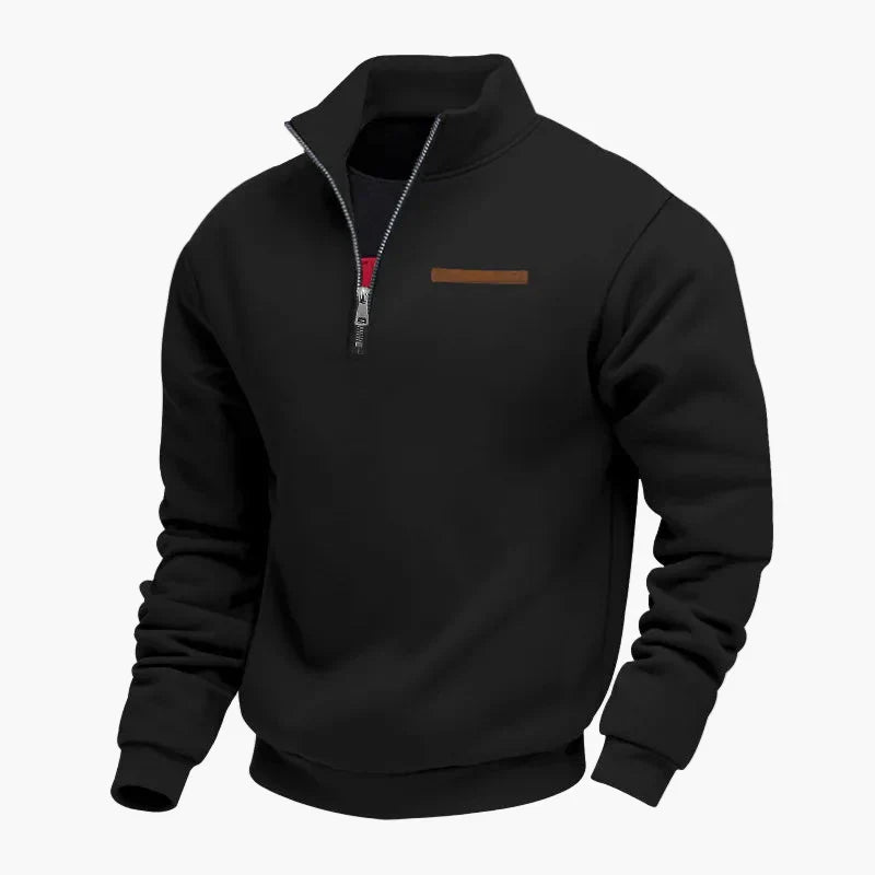 WW | Halbzip Sweatshirt Freizeitpullover mit Stehkragen - Perfekt für Reisen und Alltag