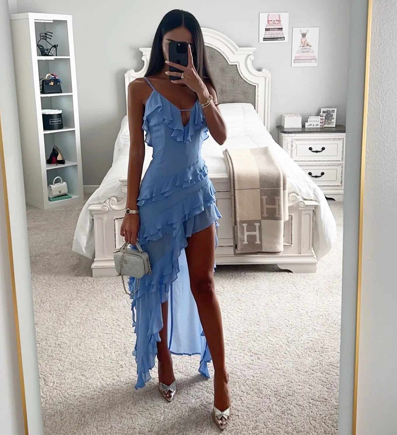 WW | Elegantes Asymmetrisches Kleid