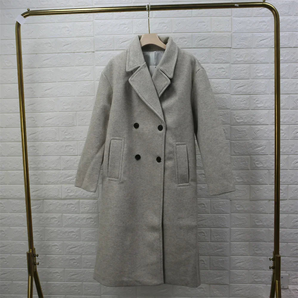 WW | Elegant Long Winter Coat for Women