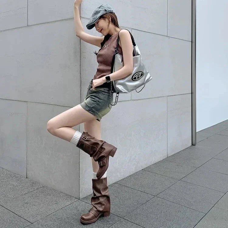 WW | Wrinkle Mid-Calf Boots
