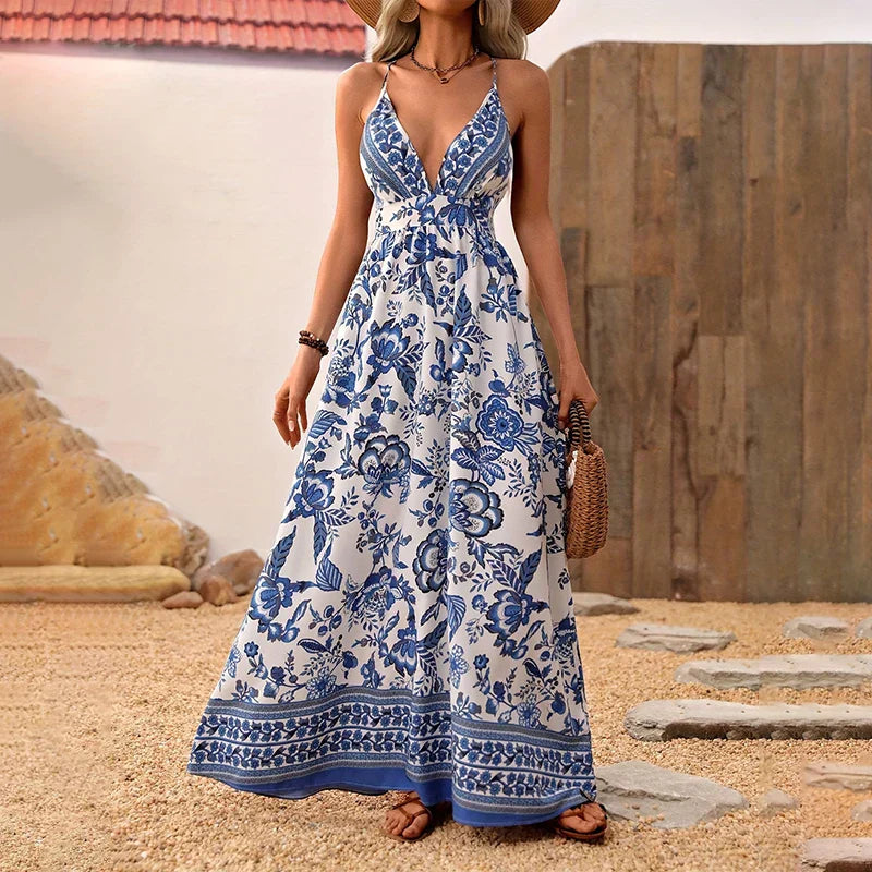 Élodie V-Neck Dress