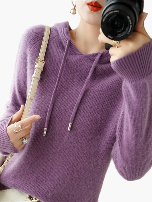 WW | Strickpullover mit Kapuze - Komfortabler, modischer Alltags-Hoodie