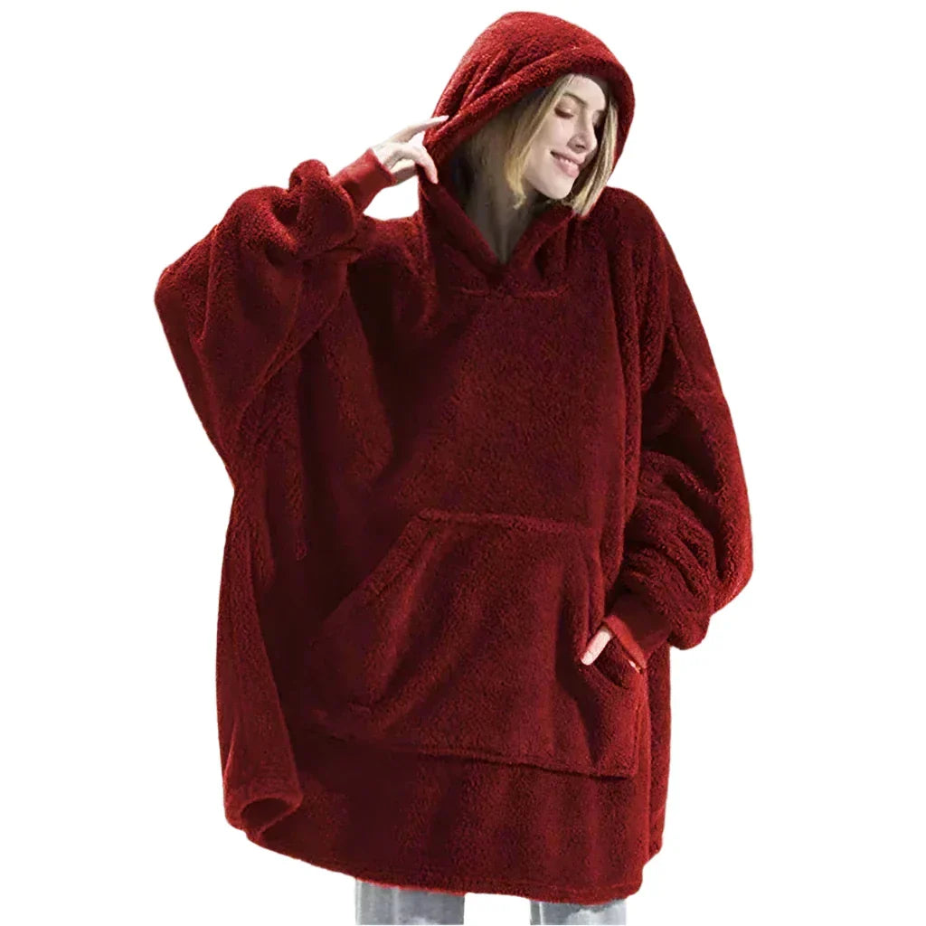 WW | Women's Winter Hoodie Fleece Blanket