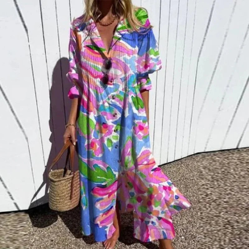 Jessy | Luxuriöses Boho-Maxikleid (Fast ausverkauft)
