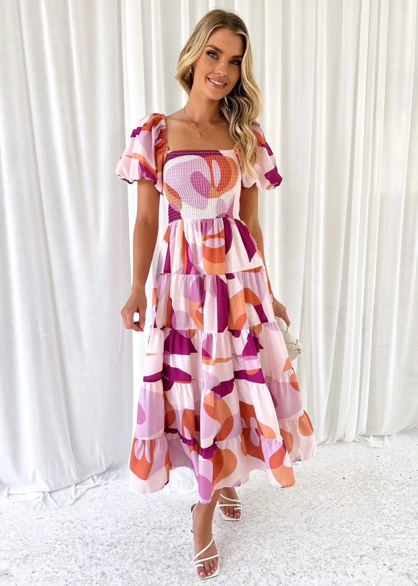 Celeste Off-Shoulder Maxi Dress