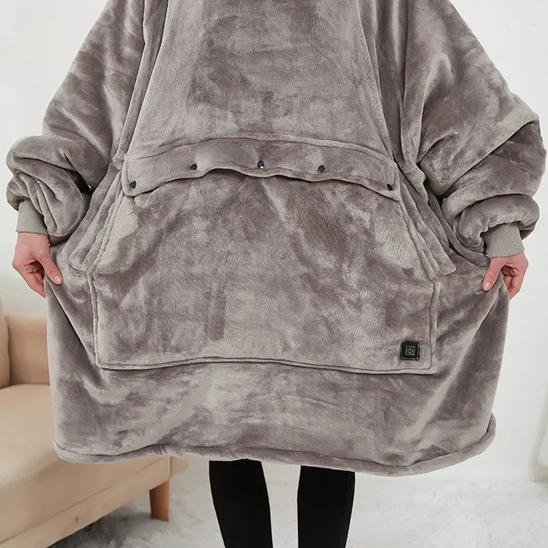 WW | Bequemer Heizwolle Hoodie für Herren