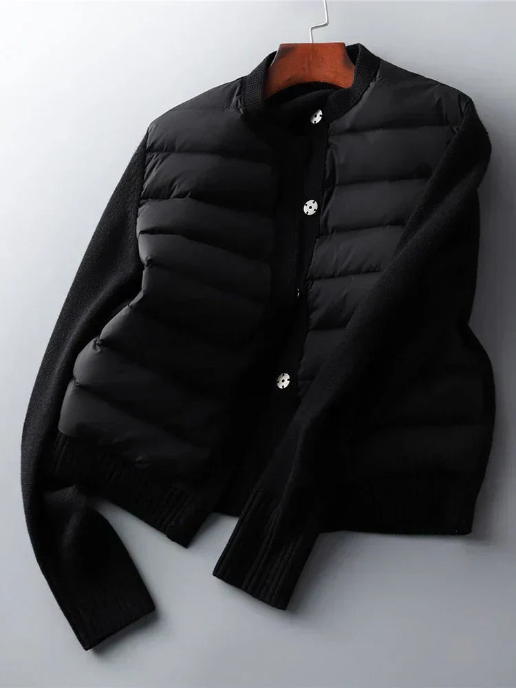 WW | Damen Pufferjacke - Grau - Warmer Wintermantel