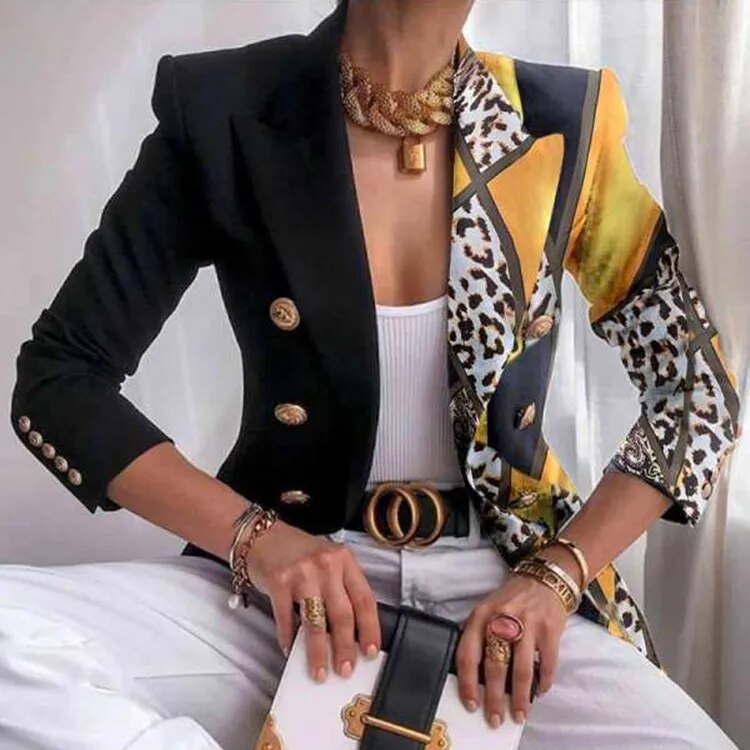 WW | Fitted Printed Blazer