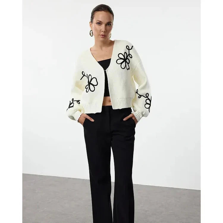 WW | Eleganter Floral-Cardigan