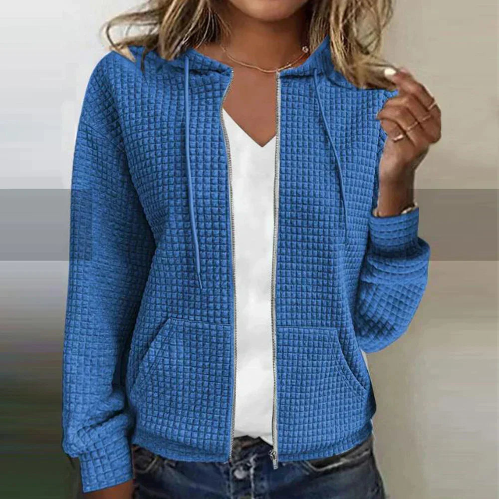 WW | Damen Reißverschluss Jacke - Mit Kapuze