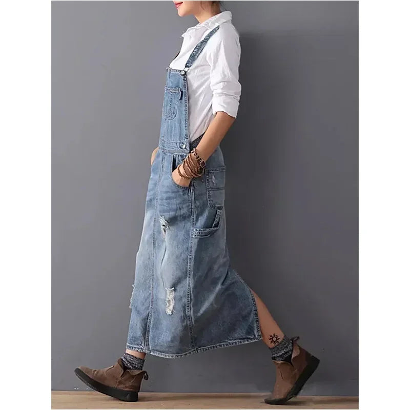 WW | Lässiges Denim Trägerkleid