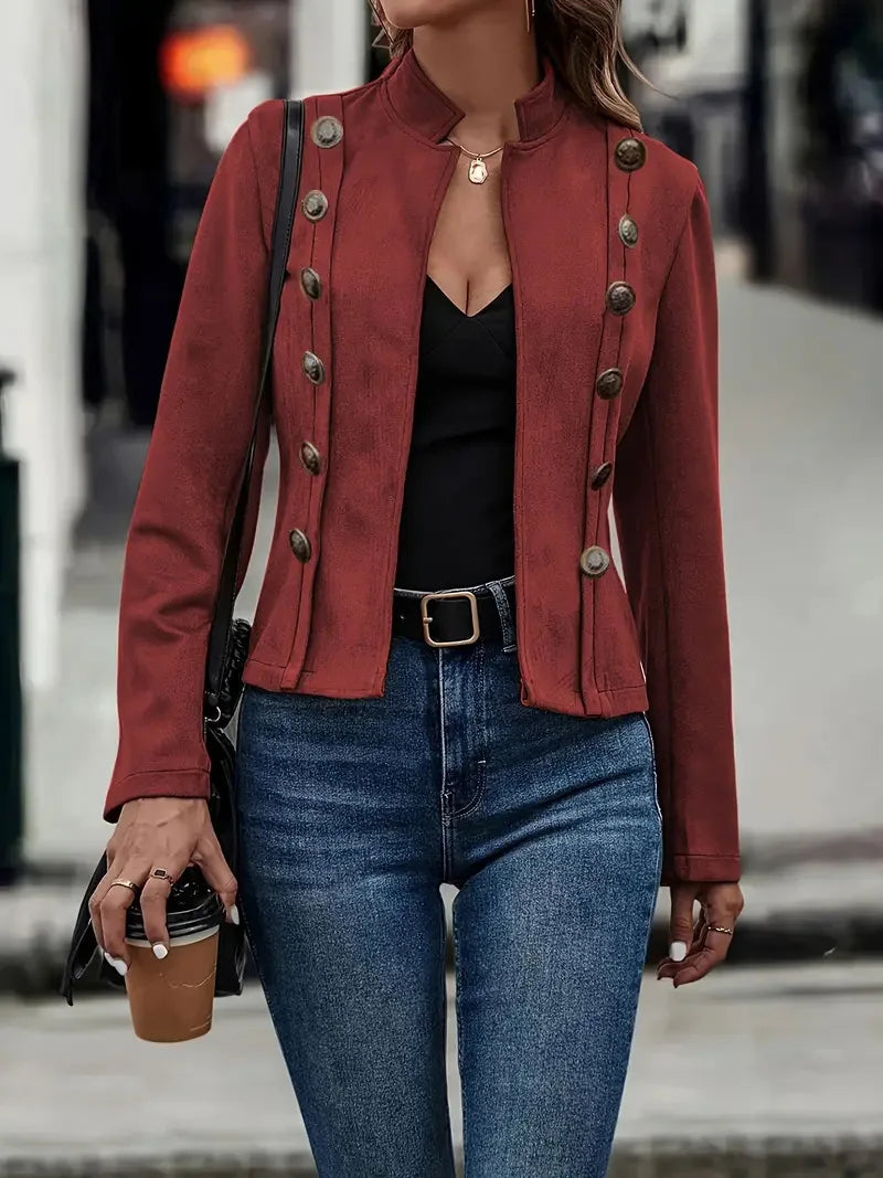 WW | Velvet Double Breasted Jacket